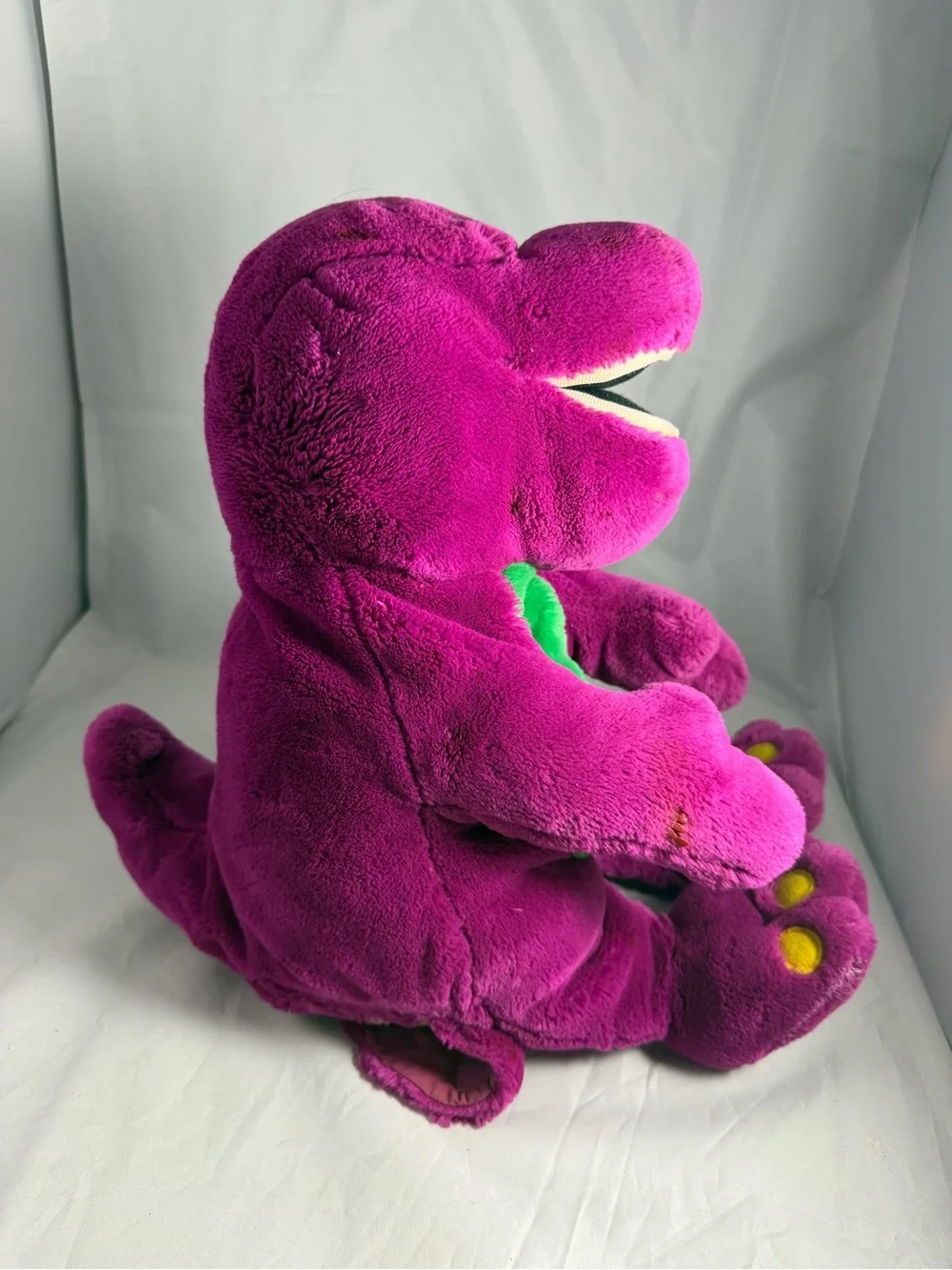 Vintage 1997 Microsoft ActiMates Interactive Talking Barney Plush (WORKS)